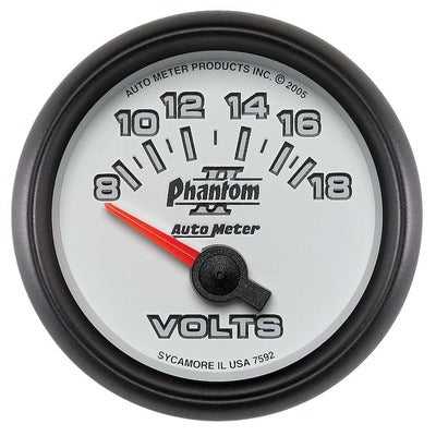 AutoMeter 2-1/16in P/S II Voltmeter 8-18V