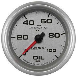 AutoMeter 2-5/8" Ultra-Lite II Oil Press Gauge 0-100 psi