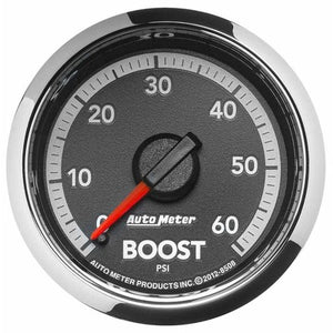 AutoMeter 2-1/16  Boost Gauge 0-60 psi Dodge Diesel