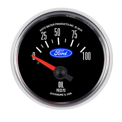 AutoMeter 2-1/16 Oil Pressure Gauge 0-100 psi