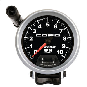 AutoMeter 3-3/4" COPO Tachometer 0-10000 RPM Pedestal Mount