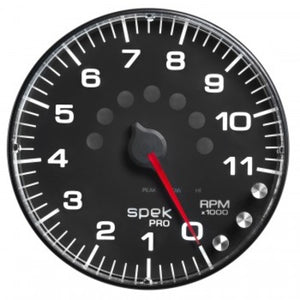 AutoMeter Spek-Pro 5" Tach w/Shift Light & Peak Memory