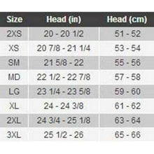 Arai Helmet Size Chart