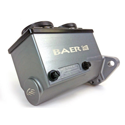 Baer Remaster Master Cylinder 1in Bore Left Port Gray