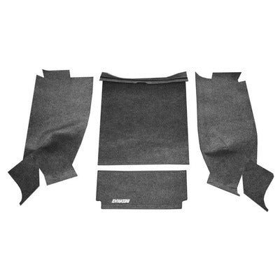 BedRug Jeep Cargo Liner - 1987-95 Jeep YJ Rear Kit 4 Pc Cargo Kit 