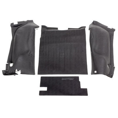 BedRug BedTred Jeep Cargo Liner - 1997-06 Jeep TJ Rear 4 Pc Cargo Kit