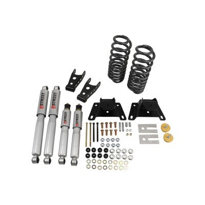 Bell Tech Lowering Kit 87-96 Ford F150 Std Cab 2in F/4in R