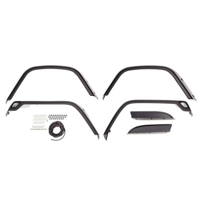 Bushwacker Fender Flares Pocket Style 4 Pc for 1997-06 Jeep Wrangler TJ