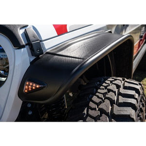 Bushwacker Fender Flares Flat Style 4 Pc for 2020+ Jeep Gladiator