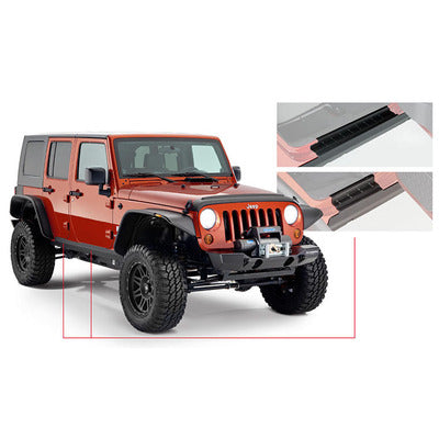 Bushwacker Jeep Trail Armor Rocker Panel for 2018-21 Jeep Wrangler JL