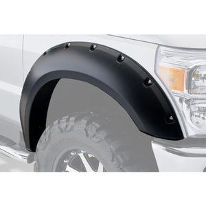 Bushwacker Fender Flares Pocket Style 4 Pc for 2011-16 Ford F-250/350 Super Duty