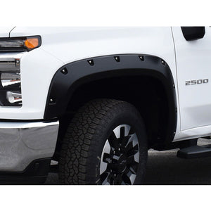 Bushwacker Fender Flares Pocket Style 4 Pc for 2020-21 Chevrolet Silverado 2500HD/3500HD