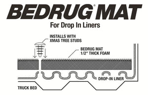 BedRug Classic BedMat - 2007-18 (2019 Legacy/Limited) Silverado/Sierra 6'6" Bed