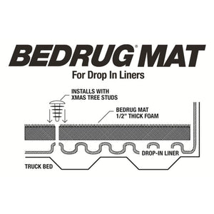 BedRug Classic BedMat - Drop-In 2015+ Ford F-150 5'5" Bed