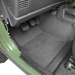 BedRug BedTred Jeep Floor Liner - 2011+ JK 2 Door Front 3 Pc Floor Kit