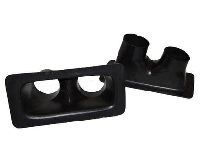 ButlerBuilt Bumper Mount Angled Dual Hole Air Ducts