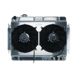 Cold Case Radiators 66-67 Chevelle Radiator and Dual 12in Fan Kit AT