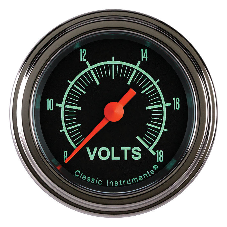 Classic Instruments G/Stock Volt Gauge 2-1/8 Full Sweep GS130SLF