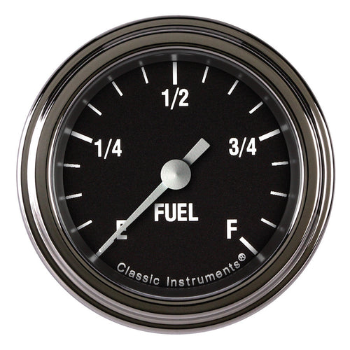 Classic Instruments Hot Rod Fuel Gauge 2-1/8 Full Sweep HR109SLF