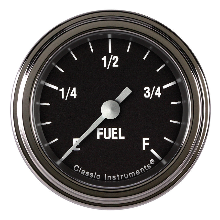 Classic Instruments Hot Rod Fuel Gauge 2-1/8 Full Sweep HR109SLF