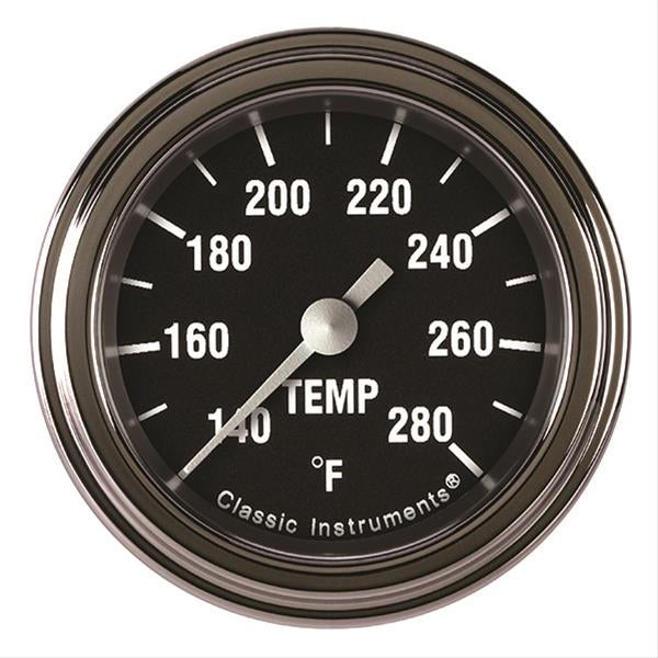 Classic Instruments Hot Rod Temperature Gauge 2-1/8 Full Sweep HR126SLF-06