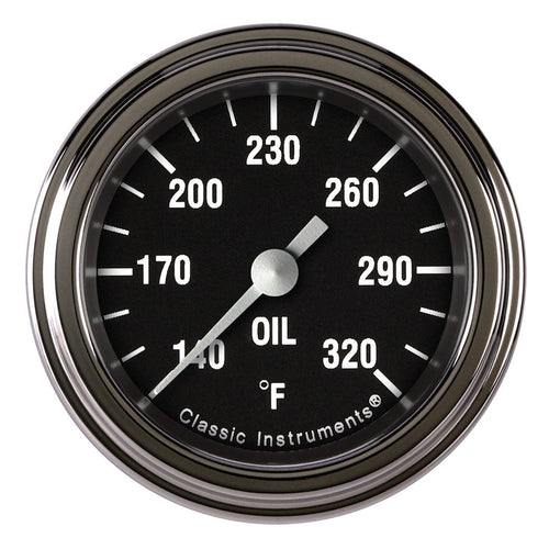 Classic Instruments Hot Rod Oil Temp 2-1/8 Full Sweep HR128SLF