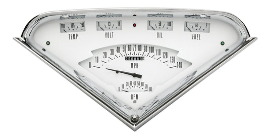 Classic Instruments Tach Force 6 Gauge Set White TF01W