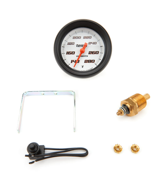 Classic Instruments Velocity White Temperature Gauge 2-5/8 Full Sweep VS326WBPF-08
