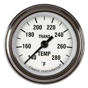Classic Instruments White Hot Transmission Temp 2-1/8 Full Sweep WH127SLF