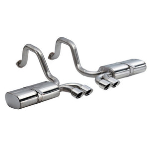 Corsa 2.5" Axle-Back Sport Dual Exhaust 14111 Polished 3.5" Tips for Corvette/Z06 5.7L 