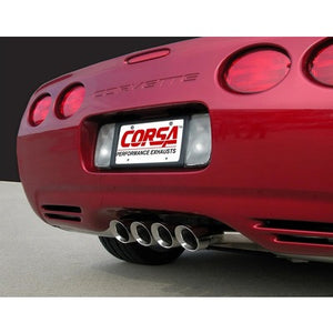 Corsa 2.5" Axle-Back Tigershark 3.5" Tips 14139 for Corvette