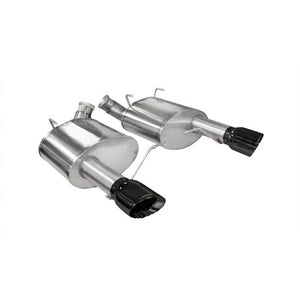 Corsa 3.0" Axle-Back Xtreme Dual Exhaust 14317BLK Black 4.0" Tips for 2011-14 Mustang GT/11-13 Boss 302 5.0L