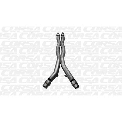 Corsa 3.0" Double X-Pipe 14327 Increases Sound Level for 2015-21 Mustang GT 5.0L V8