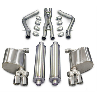 Corsa 2.5" Cat-Back Twin 3.0" Tips 14522 Xtreme Sound Level for 2011-14 Charger RT 5.7L V8