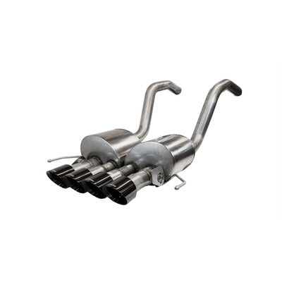 Corsa 2.75" Axle-Back w/Dual Mode NPP Dual Rear Exit 14777BLK w/Quad 4.5" Black Pro-Series Tips Corvette