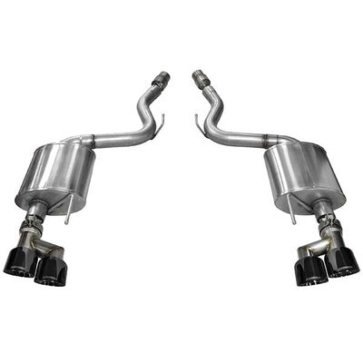 Corsa 2.75" Axle-Back Xtreme Dual Exhaust 14784BLK 4.0" Black Tips for 2016-19 Camaro SS/17-18 Camaro ZL1 6.2L V8