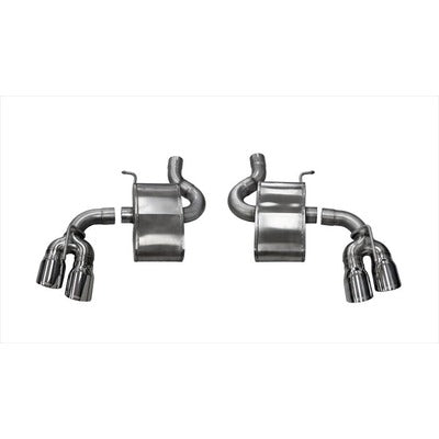Corsa 2.75" Axle-Back Sport Dual Exhaust 14786 4.0" Polished Tips for 2016-19 Camaro SS / 17-18 Camaro ZL1 6.2L V8