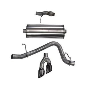 Corsa 3" Cat-Back Sport Single Side Exhaust 14859BLK 4.0" Black Tips for 2015+ Tahoe/Yukon 1500 5.3L V8