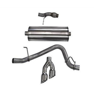 Corsa 3.0" Cat-Back Sport Single Side Exhaust 14859 4.0" Polished Tips for 2015+ Tahoe/Yukon 1500 5.3L V8