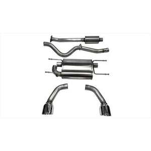 Corsa 2.5" Cat-Back Sport Dual Rear Exhaust 14864 4.5" Polished Tips for 2012+ Subaru BRZ/Toyota 86, 12-16 Scion FR-S Coupe 2.0L