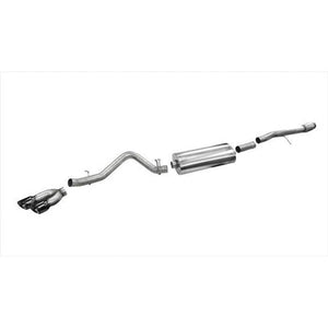 Corsa 3.5" Cat-Back Sport Single Side Exit Exhaust 14866BLK 4.5" Black Tips for 2014+ Silverado/Sierra 1500 6.2L V8 153/143.5" WB