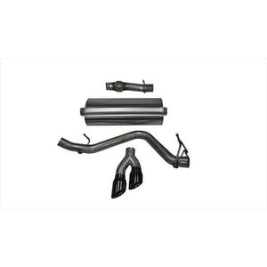 Corsa 3" Cat-Back Sport Single Side Exit Exhaust 14871BLK 4.0" Black Tips for 2014+ Silverado/Sierra 1500 5.3L V8 119" WB