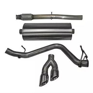 Corsa 3.0" Cat-Back Sport Single Side Exit Exhaust 14873 4.0" Polished Tips for 2014-19 Silverado/Sierra/Denali 5.3L V8