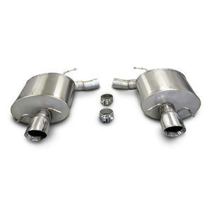Corsa 2.5" Axle-Back Sport Dual Exhaust 14941 4.0" Polished Tips for 2009-14 Cadillac CTS-V Sedan 6.2L V8