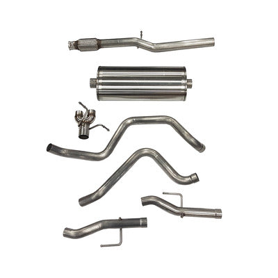 Corsa 3" Dual Rear Exit Cat-Back Exhaust System 21028 for 2019+ Silverado/Sierra 5.3L V8 Sport Sound No Tips