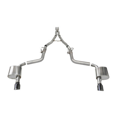 Corsa Cat-Back Exhaust 21072BLK for 2015-22 Charger 6.4L
