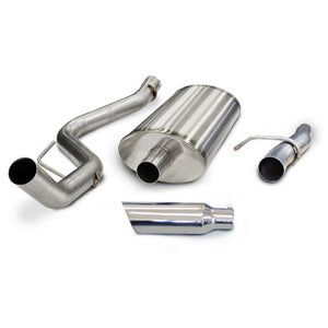 Corsa 3.0" Cat-Back Sport Single Side Exit Exhaust 24393 4.0" Slash Cut Polished Tip for 2011-14 F150 5.0L V8 w/144.5/156.5/163.1" WB