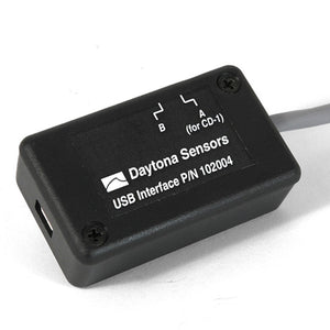 Daytona Sensors USB Interface w/6ft Cable & CDROM Software 102004