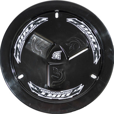 Dirt Defender Slotted Wheel Cover - Black