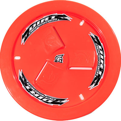 Dirt Defender Slotted Wheel Cover - Neon Red
